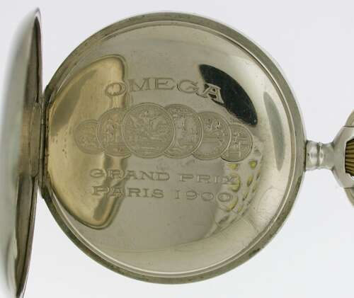 Omega Open Face Steel Pocket Watch - Swiss c.1915