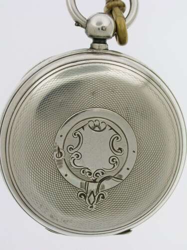 Sterling Silver Gents Pocket Watch - Hallmarked Chester 1889