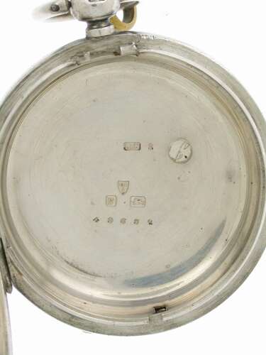 Sterling Silver Gents Pocket Watch - Hallmarked Chester 1889