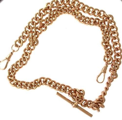 9kt Rose Gold Pocket Watch Chain