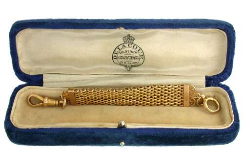 9kt Yellow Gold Watch Chain