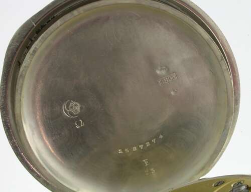 Original Genuine Omega Silver Pocket Watch