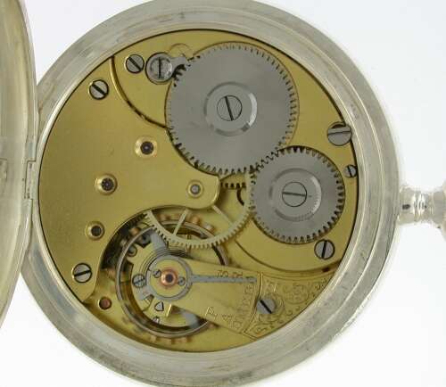 Original Genuine Omega Silver Pocket Watch