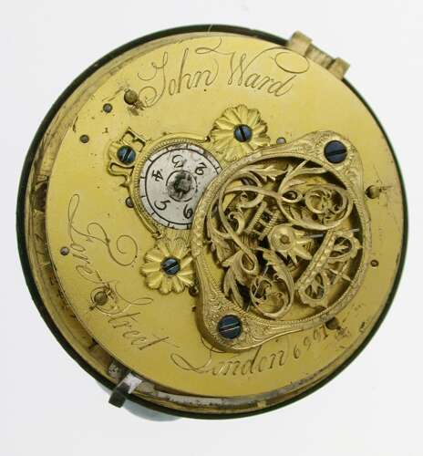 Silver John Ward Verge Pocket Watch London, England c.1800