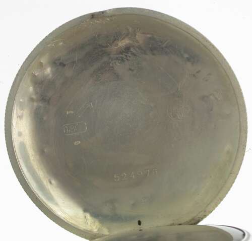 Genuine Silver Full Hunter Pocket Watch - Swiss c.1920