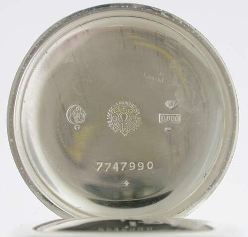 Omega Silver Open-face Pocket Watch Made in Switzerland c.1927