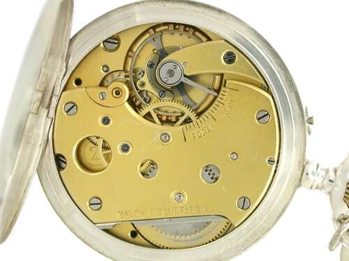 Silver Halda Patek Philippe Pocket Watch Made in Sweden c.1909