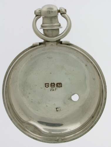 Silver Masonic Pair of Cased Verge Pocket Watch