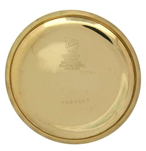 Hamilton 10k Gold-Filled Railroad Model PW