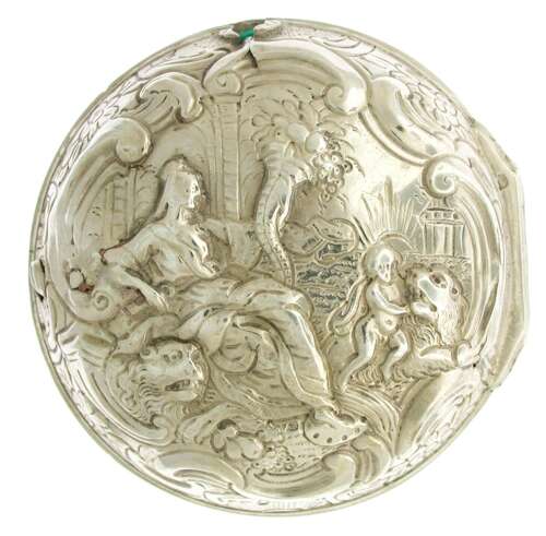 Silver Repousse Pair-cased PW Made England c.1759