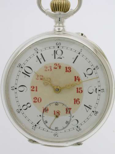 Silver Halda Swedish Patek Philippe Pocket Watch - 1900