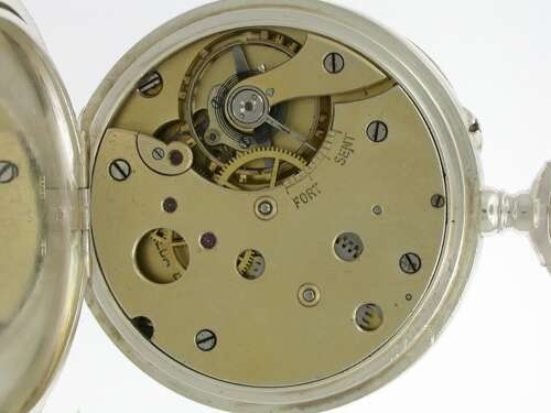 Silver Halda Swedish Patek Philippe Pocket Watch - 1900