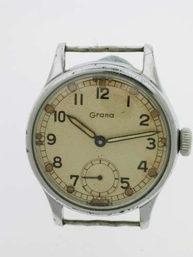 Rare Grana Military World War 2 Wristwatch -  1940s