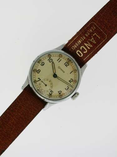 Rare Grana Military World War 2 Wristwatch - 1940s