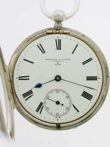 Silver Barraud %26 Lunds Pocket Watch - London 1914