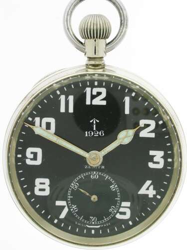 Zenith Military PW with Indian Arrow Swiss 1926