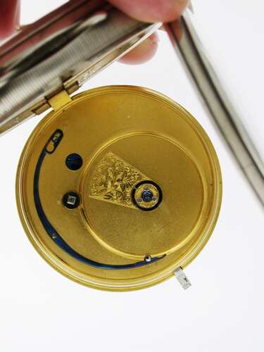 Silver Antique Open Face Pocket Watch London 1892