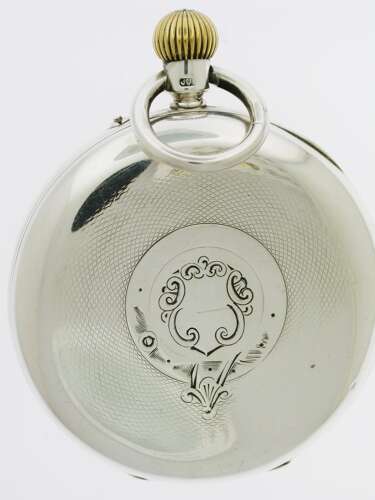 Silver Antique Open Face Pocket Watch London 1899
