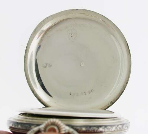 Silver Full Hunter Niello* Pocket Watch