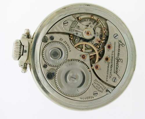 American Steel Railway Pocket Watch - USA 1923