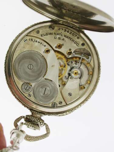 Elgin Art Deco Open-face PW - USA c.1925
