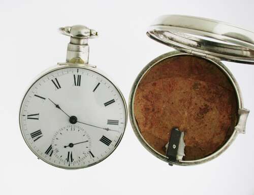 Rare Silver Massey Type 1 Pocket Watch - Chester 1821