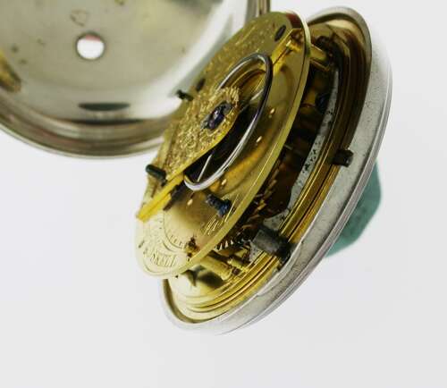 Rare Silver Massey Type 1 Pocket Watch - Chester 1821