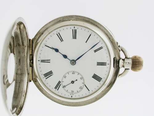 Vacheron Constantin Silver 0.935 Half Hunter P/w Swiss