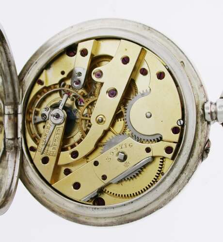Vacheron Constantin Silver 0.935 Half Hunter P/w Swiss