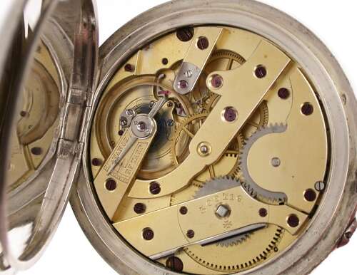 Vacheron Constantin Silver 0.935 Half Hunter P/w Swiss