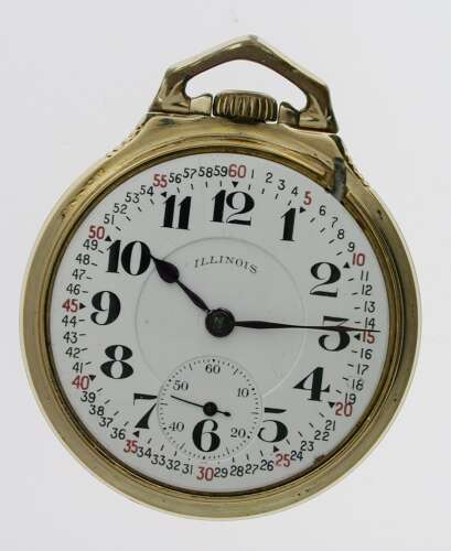 American Illinois Bunn Pocket Watch USA c.1923