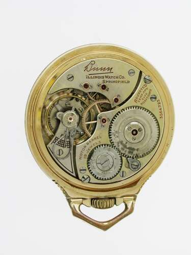American Illinois Bunn Pocket Watch USA c.1923