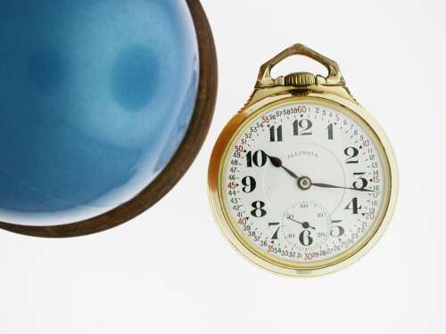 American Illinois Bunn Pocket Watch USA c.1923