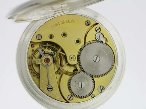 Original 0.800 Omega Silver Pocket Watch Circa 1906