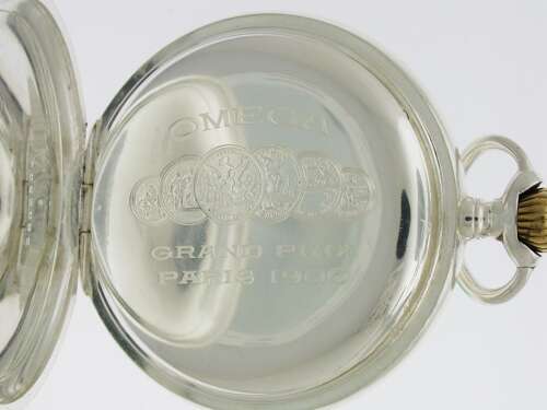 Original 0.800 Omega Silver Pocket Watch Circa 1906