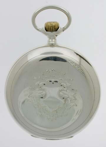 Original 0.800 Omega Silver Pocket Watch Circa 1906