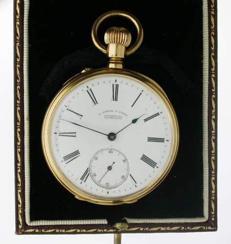 18 Kt Gold A. Lange %26 Söhne P/W Made in Germany C1882