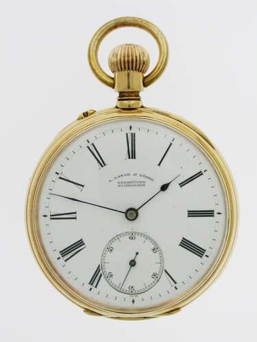 18 Kt Gold A. Lange %26 Söhne P/W Made in Germany C1882