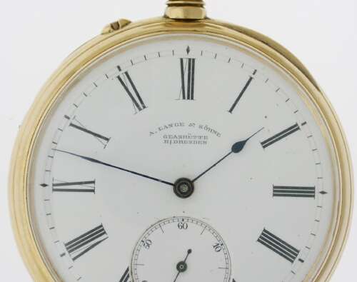 18 Kt Gold A. Lange %26 Söhne P/W Made in Germany C1882