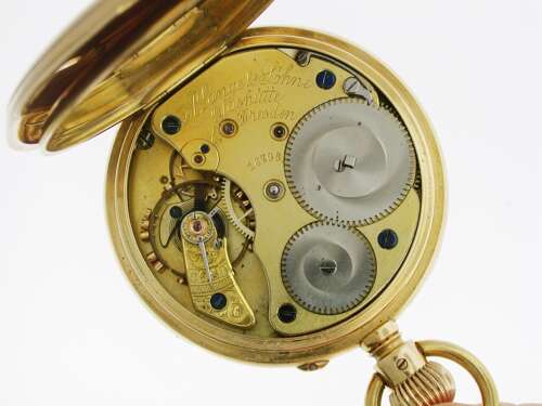 18 Kt Gold A. Lange %26 Söhne P/W Made in Germany C1882