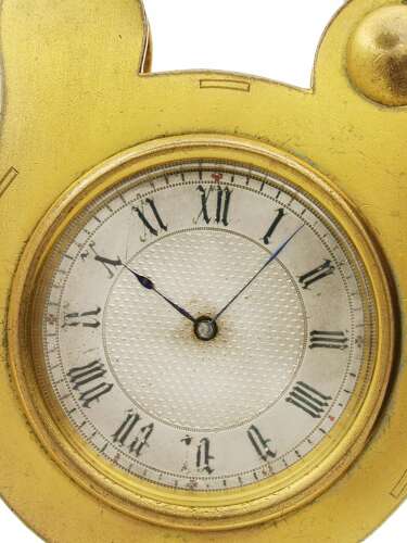 Novelty Padlock Desk Clock Circa 1880 Made in England