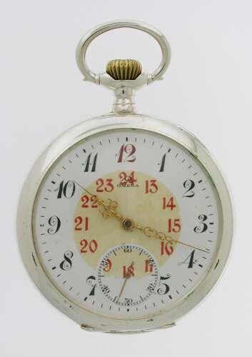 Original 0.800 Omega Silver P/W c.1915