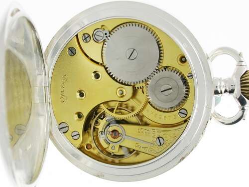 Original 0.800 Omega Silver P/W c.1915