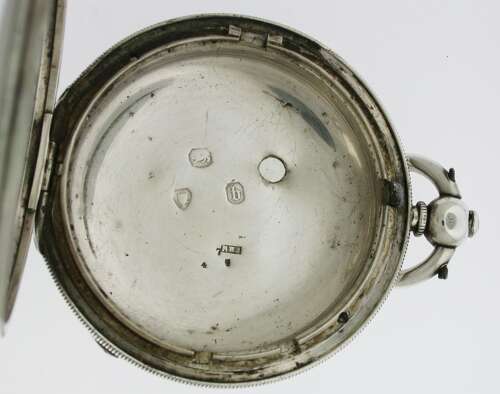 Rare Engraved Silver RJ Todd Pocket Watch 1857