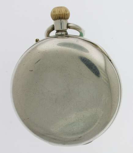 Silver J.W. Benson O/F Top Wind Lever P/W 1890