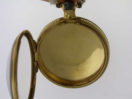 Rare Gilt English square cock Verge P/W 1815