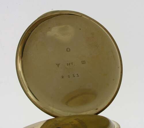 Superb Yellow Gilt Open Face Detached Lever Pocket watch 1860s