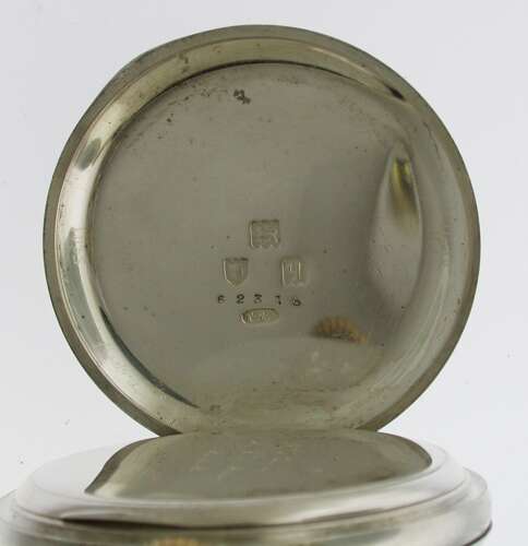 Antique Silver BENNETT Gent's Half Hunter Pocket Watch English London 1911