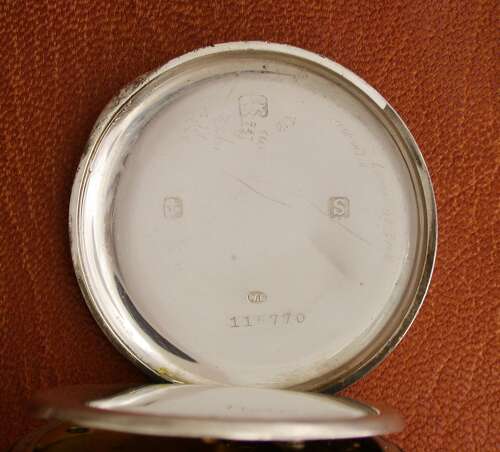 Silver Kendal & Dent Open Face Fusee Lever Pocket Watch Hallmarked London 1917