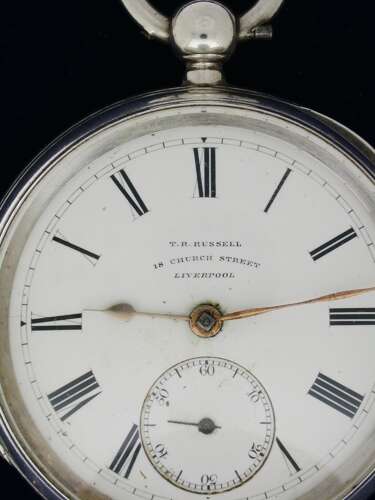Silver Thomas Russel Pocket Watch 1887
